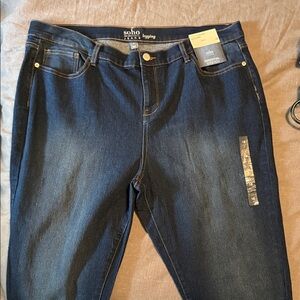Soho Women's Dark Blue Jeggings